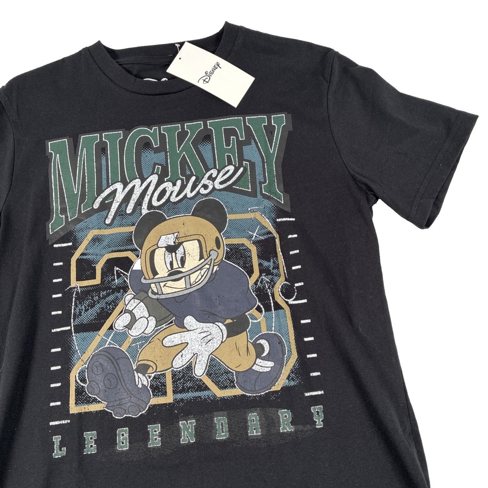 New Mens Neff X Disney Mickey Mouse Football T-Shirt Size‎ Medium NWT
